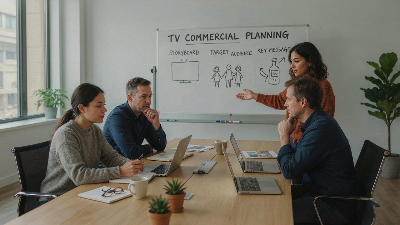 Television commercial advertising
